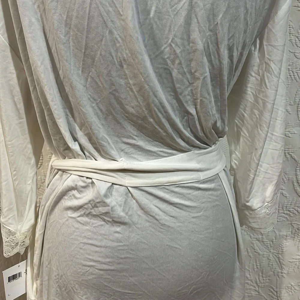 Kate Spade lace trim Mrs robe, size‎ XS/S, NWT